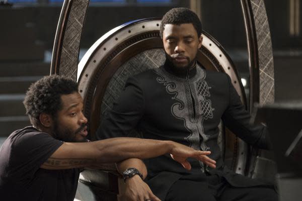 Coogler en el set de 'Black Panther'