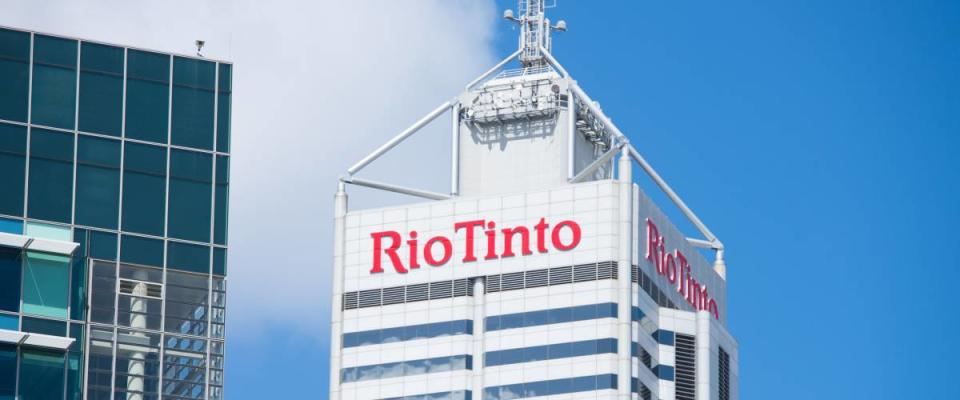 Office building of Rio Tinto, one of the biggest mining companies in the world, with regional headquarter in Perth, Western Australia.