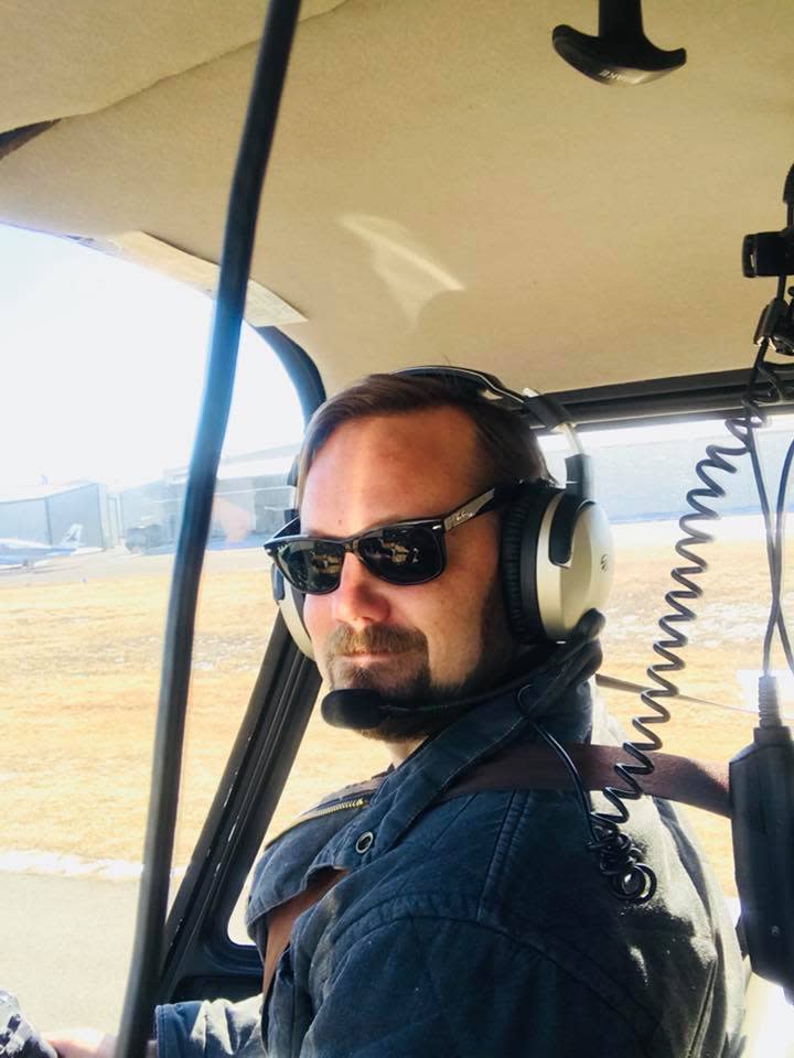 A 2018 picture of Joel Boyers, pilot and co-onwer of Helistar Aviation in Nashville