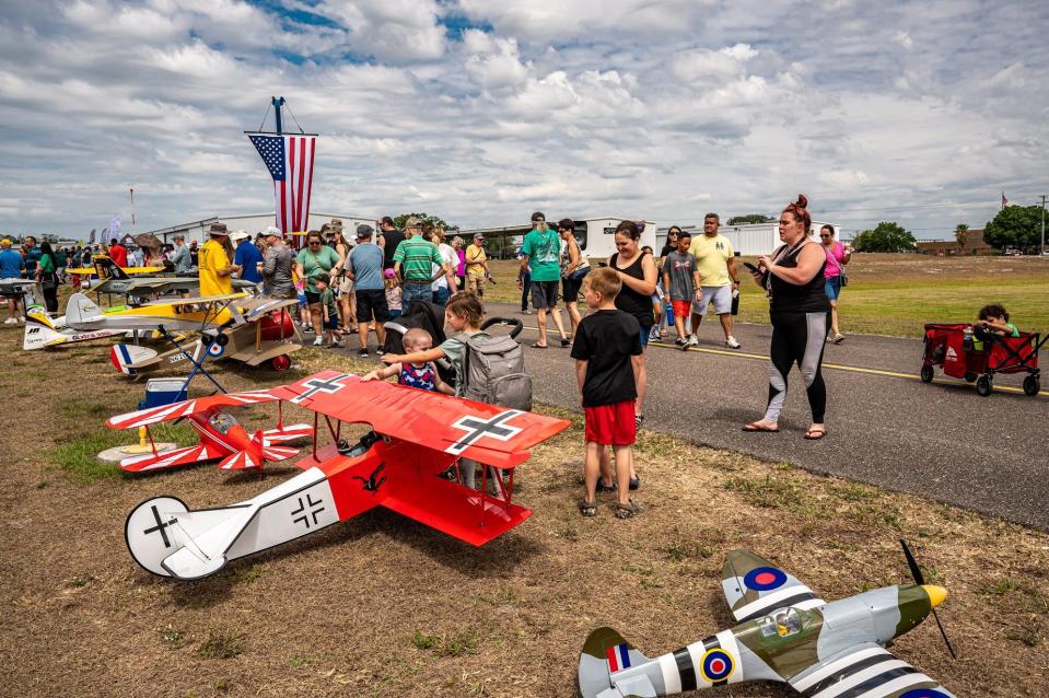 Radio-control aircraft are among the attractions at Planes, Traines and Automobiles at the Plant City Airport.