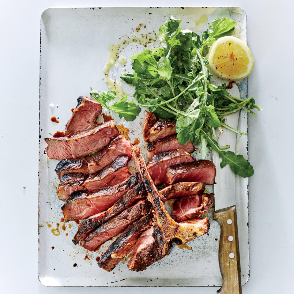 Spiced Grilled T-Bone Steaks