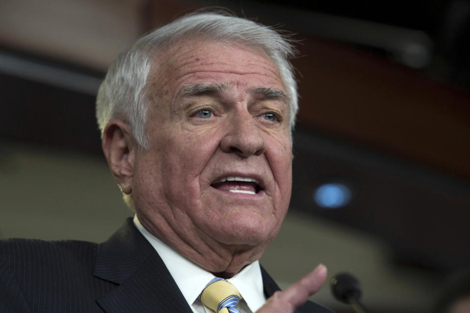 Rep. John Carter, R-Texas, at a news conference on Capitol Hill in 2015. (AP Photo/Molly Riley, File)