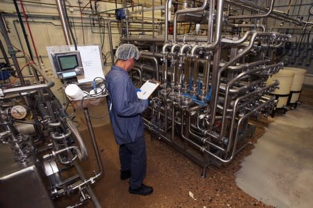 Equipment to isolate plant protein at Burcon's alternative meats protein lab in Winnipeg