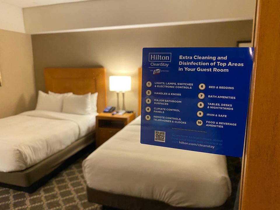 Staying at a Hilton during the pandemic