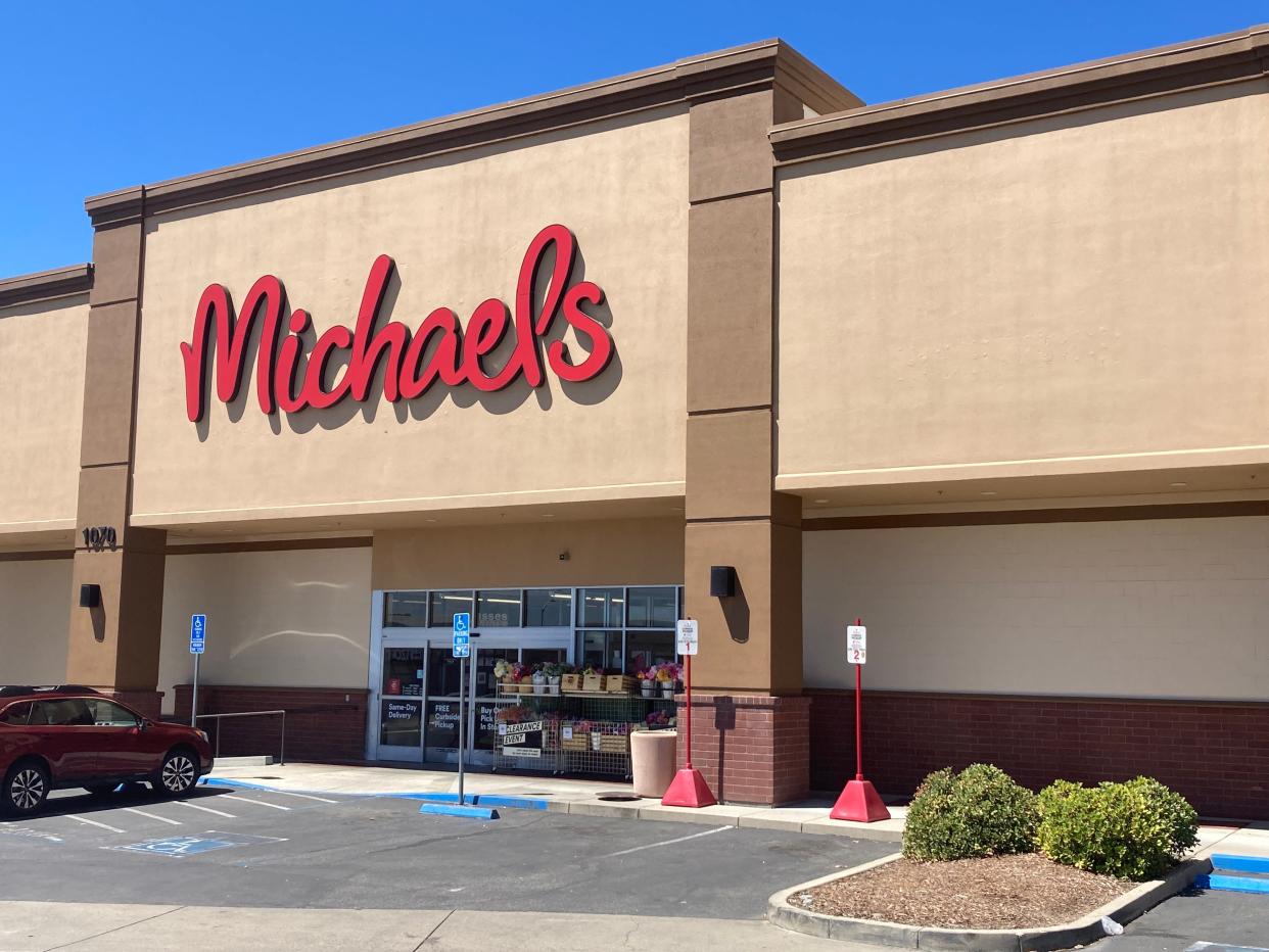 The Michaels store on Hilltop Drive in Redding