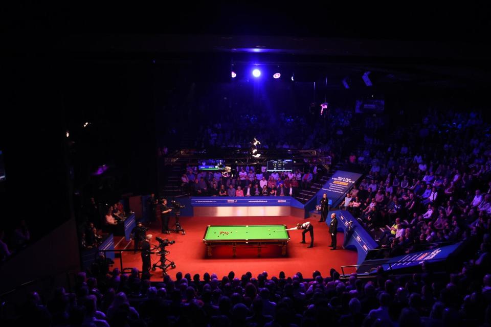 The Crucible during last year's World Snooker Championship. (Getty Images)