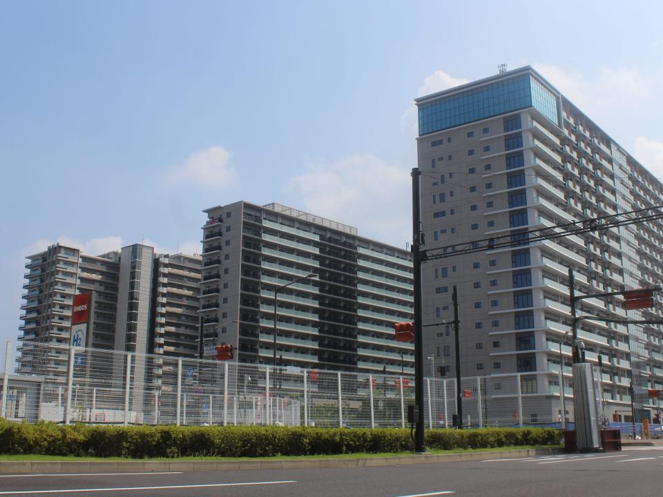 Olympic Village complex in Tokyo