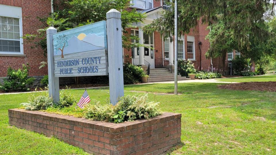 Henderson County Public Schools office is located on Fourth Avenue West in Hendersonville.