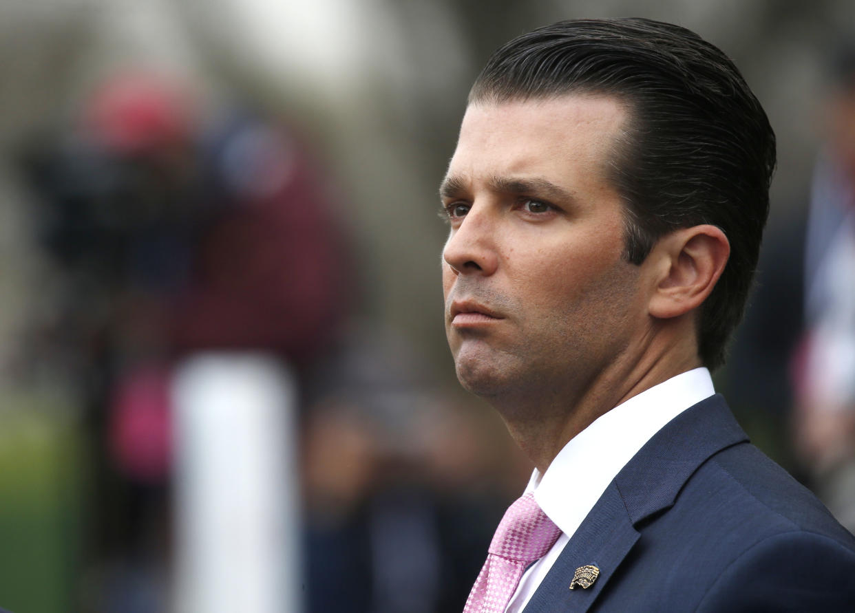 Donald Trump Jr. And The Infinite Sadness. (Photo: Leah Millis/Reuters)