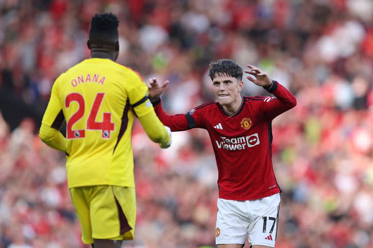 Alejandro Garnacho, uno de los grandes protagonistas del fin de semana cuando Manchester United visite a Liverpool