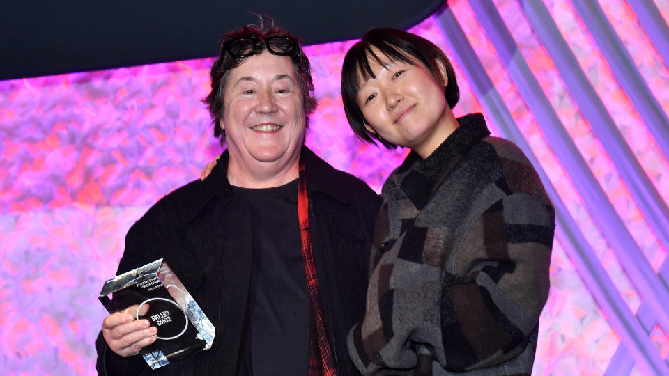 Christine Vachon and Celine Song at Sundance 2024’s Opening Night Gala<cite>Stephen Lovekin/Shutterstock for</cite>