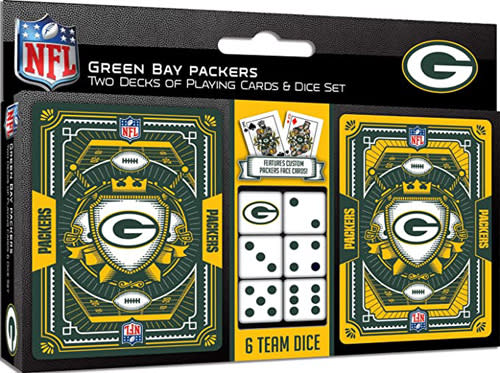 Green Bay Packers - Playing Cards &amp; Dice Pack