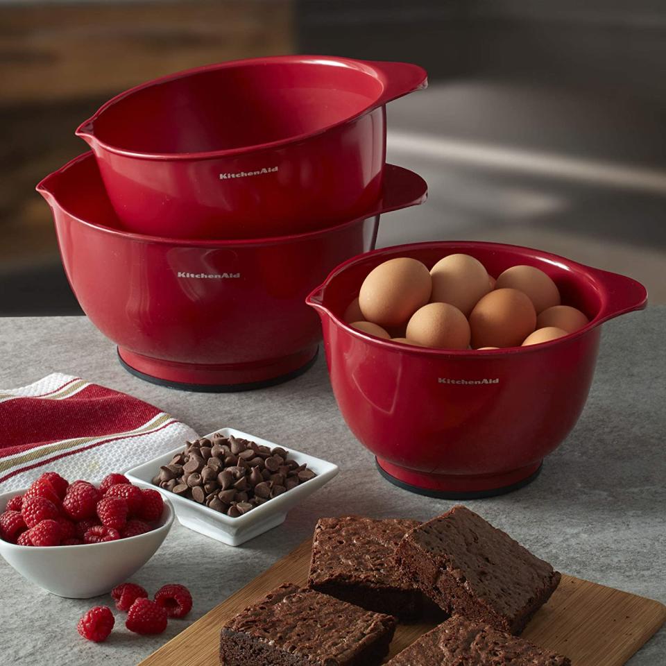 How helpful would these nesting bowls be for holiday baking? They're nearly half off today on Amazon. (Photo: Amazon)