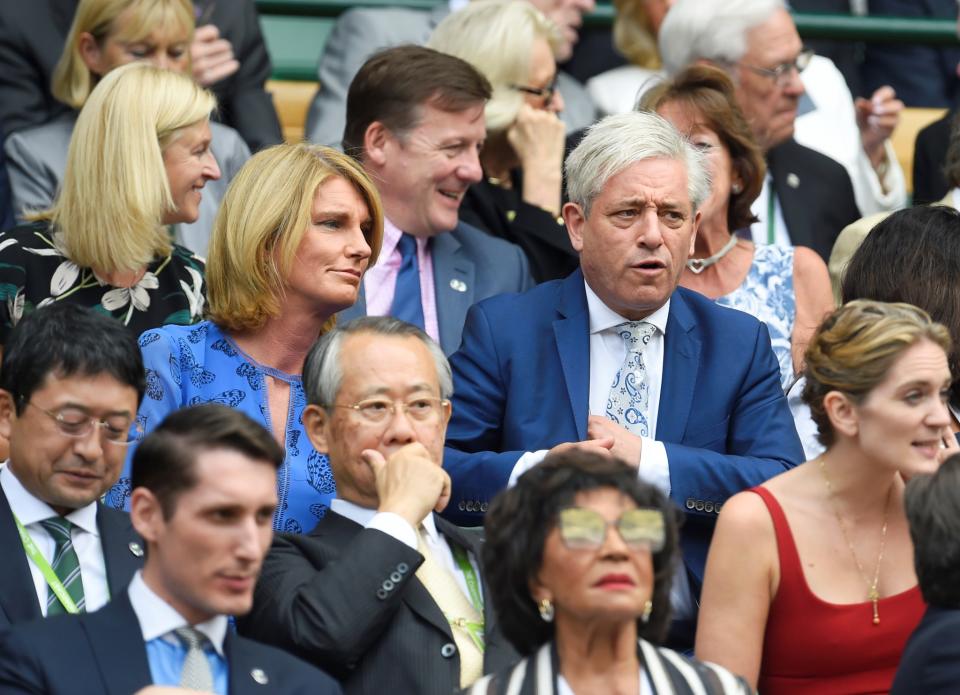 <p>House of Commons Speaker John Bercow is a huge sports fan with a particular fondness for tennis. In the updated register Bercow declared two free tickets for the Royal Box at Wimbledon, amounting to a total of £8,590 in gifts. Bercow was there to see the Women’s Singles Semi Finals, including Britain’s Johanna Konta losing to Venus Williams. Labour’s deputy leader also attended Wimbledon, though he received a more modest gift of lunch and tickets that totalled £302. (Reuters/Toby Melville) </p>