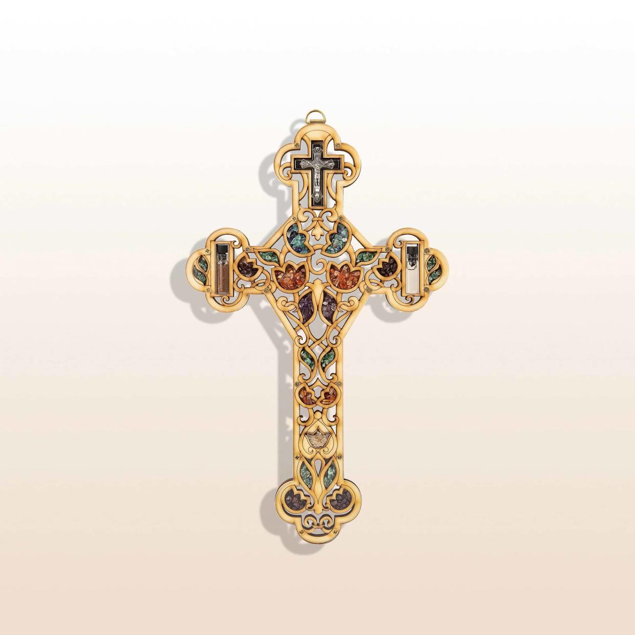 <p><a href="https://go.redirectingat.com?id=74968X1596630&url=https%3A%2F%2Fwww.karmaandluck.com%2Fproducts%2Fgenuine-faith-multi-stone-cross-wall-blessing&sref=https%3A%2F%2Fwww.womansday.com%2Flife%2Fg23768575%2Fbest-christian-gifts%2F" rel="nofollow noopener" target="_blank" data-ylk="slk:Shop Now;elm:context_link;itc:0;sec:content-canvas" class="link rapid-noclick-resp">Shop Now</a></p><p>Genuine Faith - Cross Blessing</p><p>karmaandluck.com</p><p>$79.00</p>