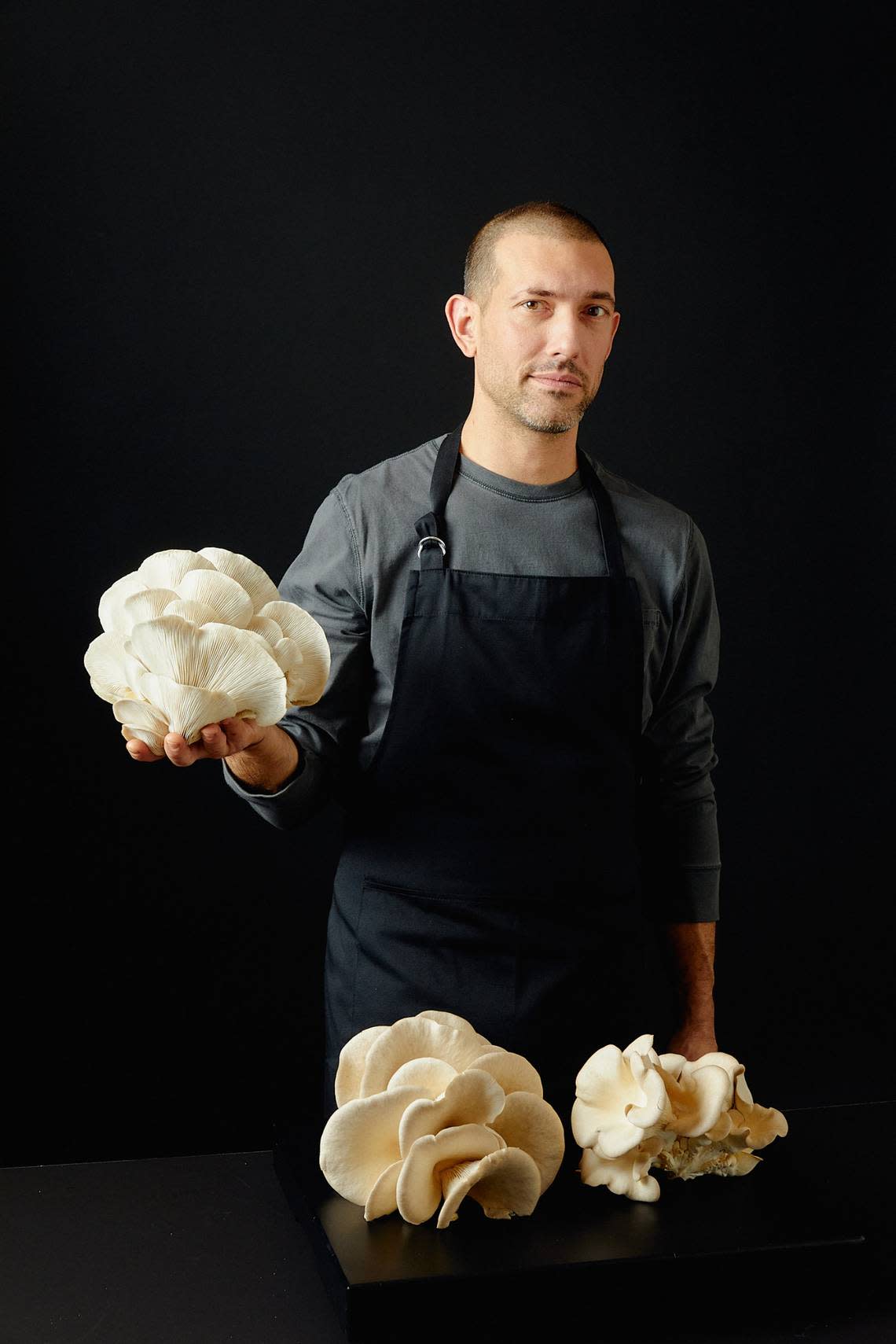 Bryan Alley will debut his mushroom butcher shop later this year. Carlos Lima