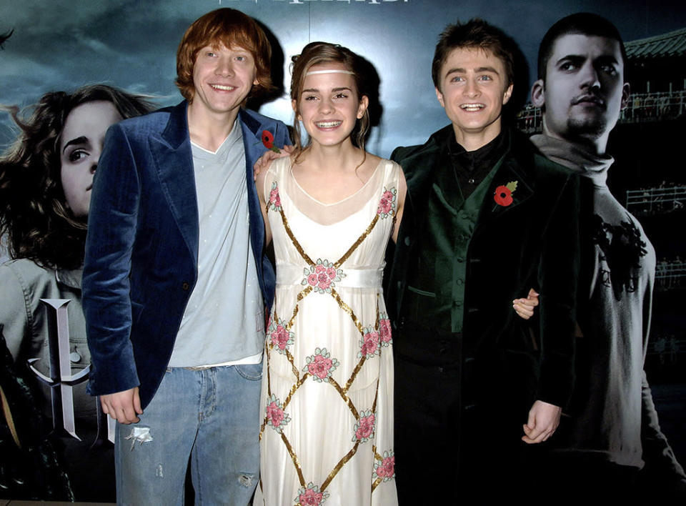 Rupert Grint, Emma Watson and Daniel Radcliffe