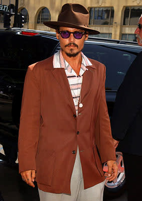 Johnny Depp at the LA premiere of Warner Bros. Pictures' Charlie and the Chocolate Factory