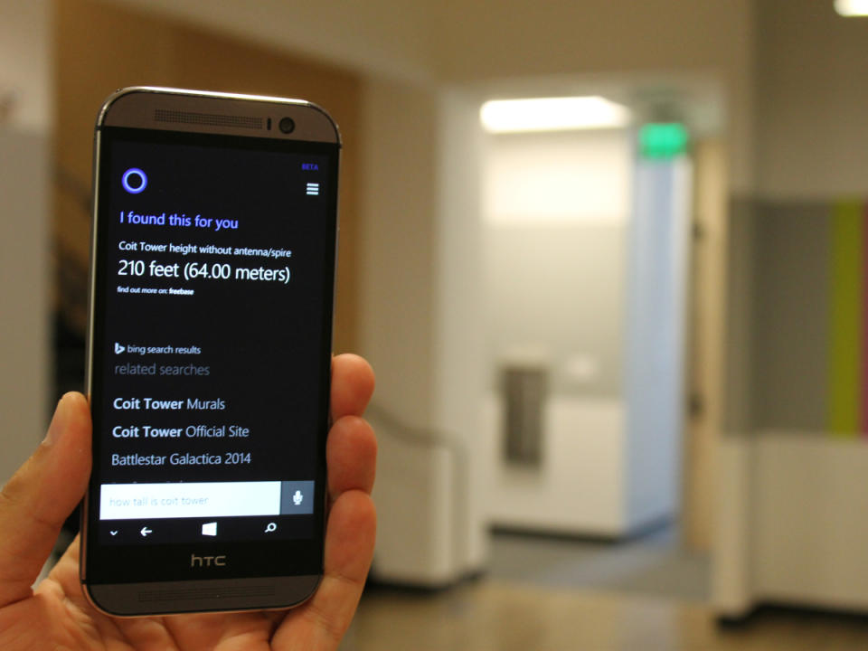 htc one m8 for windows cortana