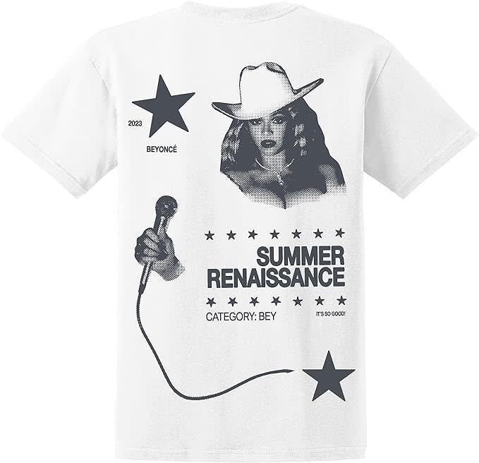 Beyoncé Official Renaissance World Tour Merch Summer T-Shirt