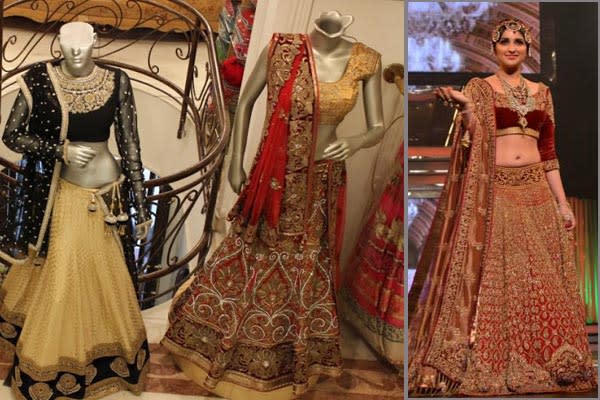 MBSJ15 @ MeenaBazaar | Half saree lehenga, Mehendi outfits, Indian fashion