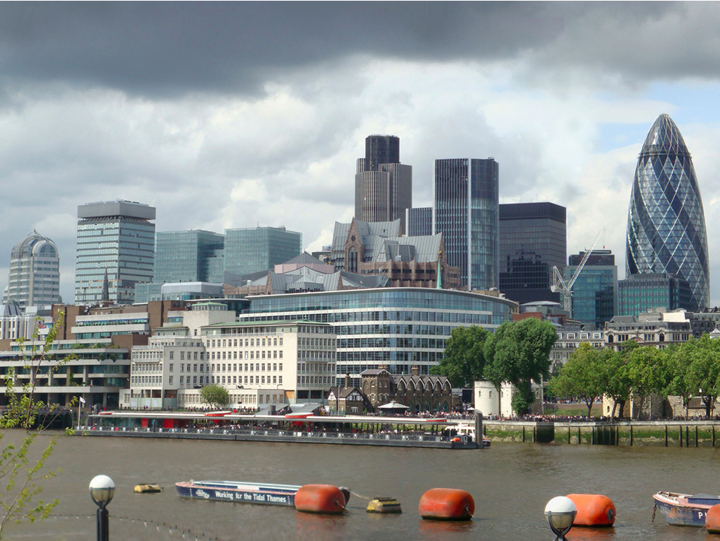 london gherkin skyline city of london