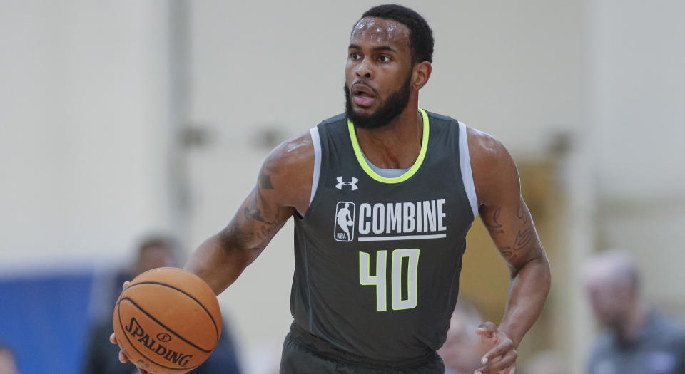 The Toronto Raptors selected center Dewan Hernandez with the 59th pick of the 2019 NBA Draft. (Photo by Michael Hickey/Getty Images) 