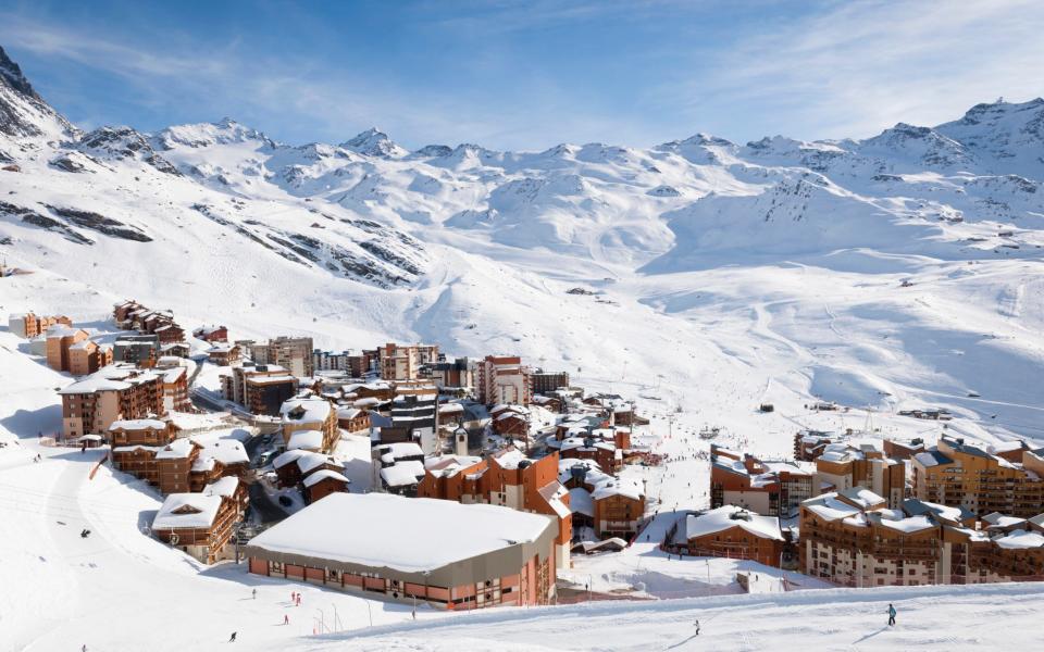 Val Thorens is the highest resort village in France