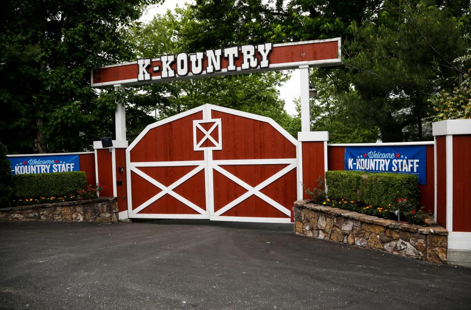 A gate leading into Kanakuk's K-Kountry camp on Sunday, May 22, 2022.