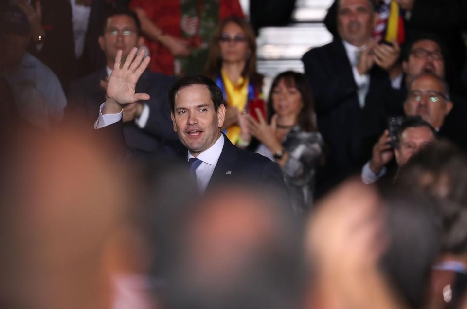 Sen. Marco Rubio, R-Fl., in Miami, on Feb 18, 2019.