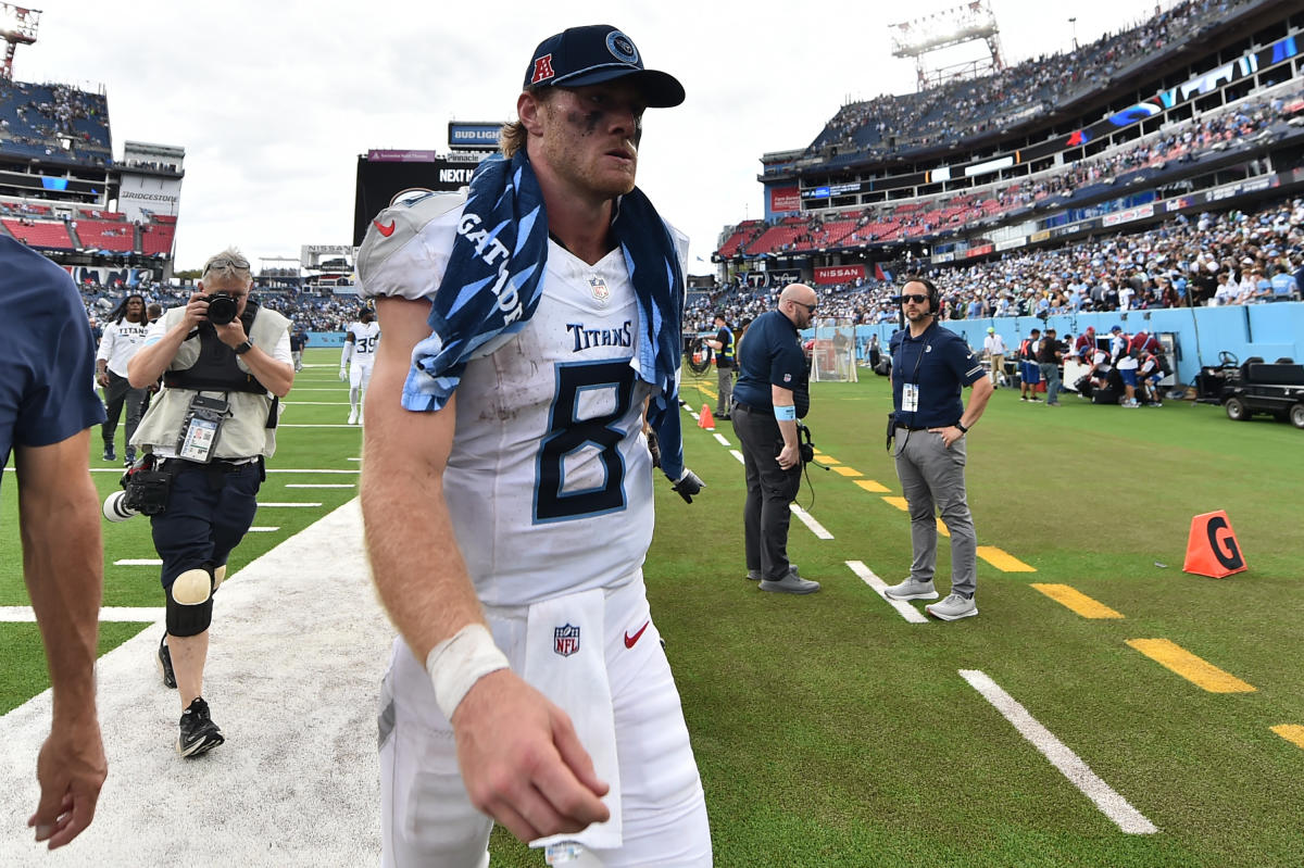 Titans coach Brian Callahan doesn’t regret outburst at QB Will Levis after turnover in loss to Jets