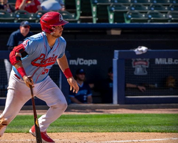 Peoria Chiefs catcher Jimmy Crooks has had a big impact on the team's drive to a playoff spot in the second half of the Midwest League season.