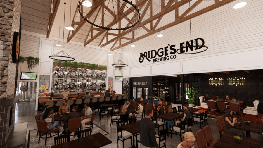 Schirmer kicked off construction earlier this year on Bridge’s End at 9320 Dublin Road in Shawnee Hills. (Courtesy Photo/Bridge’s End Brewing)