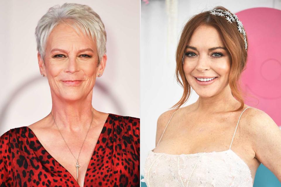 Stephane Cardinale/Corbis via Getty; James Gourley/Getty Jamie Lee Curtis and Lindsay Lohan