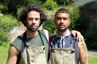 <p>London-based duo, Ryan and Andrew, say the show is like a 'high tension pressure cooker where we have to conceive, execute, and deliver high concept flower arranging'.</p><p>Ryan is a fashion and culture creator who has collaborated with the V&A Museum and the Tate Modern, while Andrew is a photographic artist. They met at a house party a year ago and<br>were a couple at the time of filming, but are now close friends.</p><p>Speaking about working with the judges, Ryan says: 'The set-up is brilliant, the hosts are phenomenal, and I think Kristen is a really great judge. He challenges you as much as he supports you. He's honest and he tells you how it is, but he says it with faith that you will do it better next time.' <br></p>