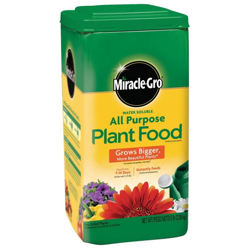 Miracle-Gro Water Soluble All Purpose Plant Food, 5 lb. [Booster, All Purpose]