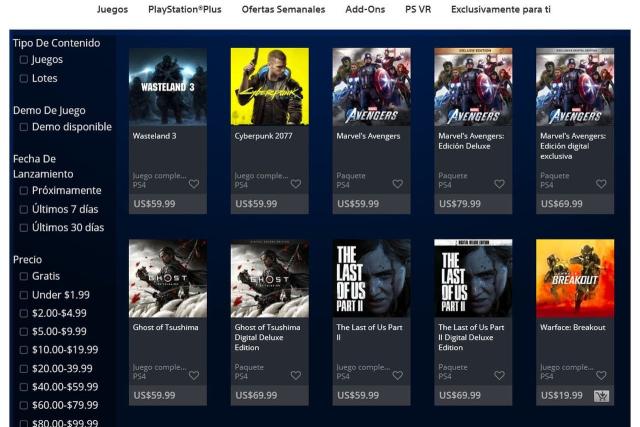 Comprar Juegos PS4 mas baratos - Precio de EEUU - Español 