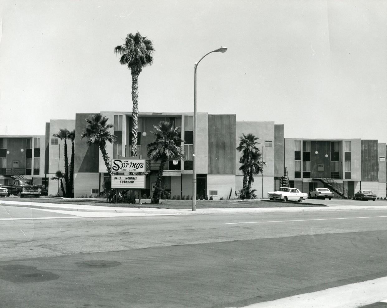 The Springs Hotel & Apartments at 449 E. Arenas in Palm Springs.