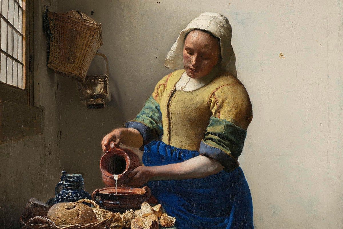 The Milkmaid by Johannes Vermeer, 1658-59  (Rijksmuseum)