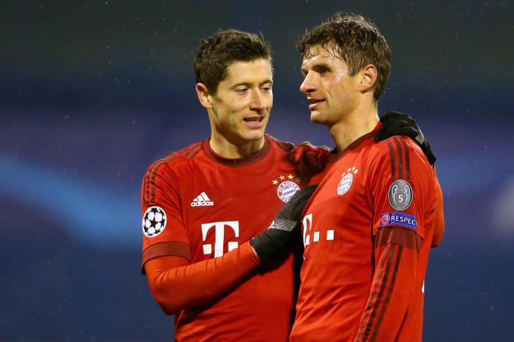Lewandowski & Müller (Bild AP)