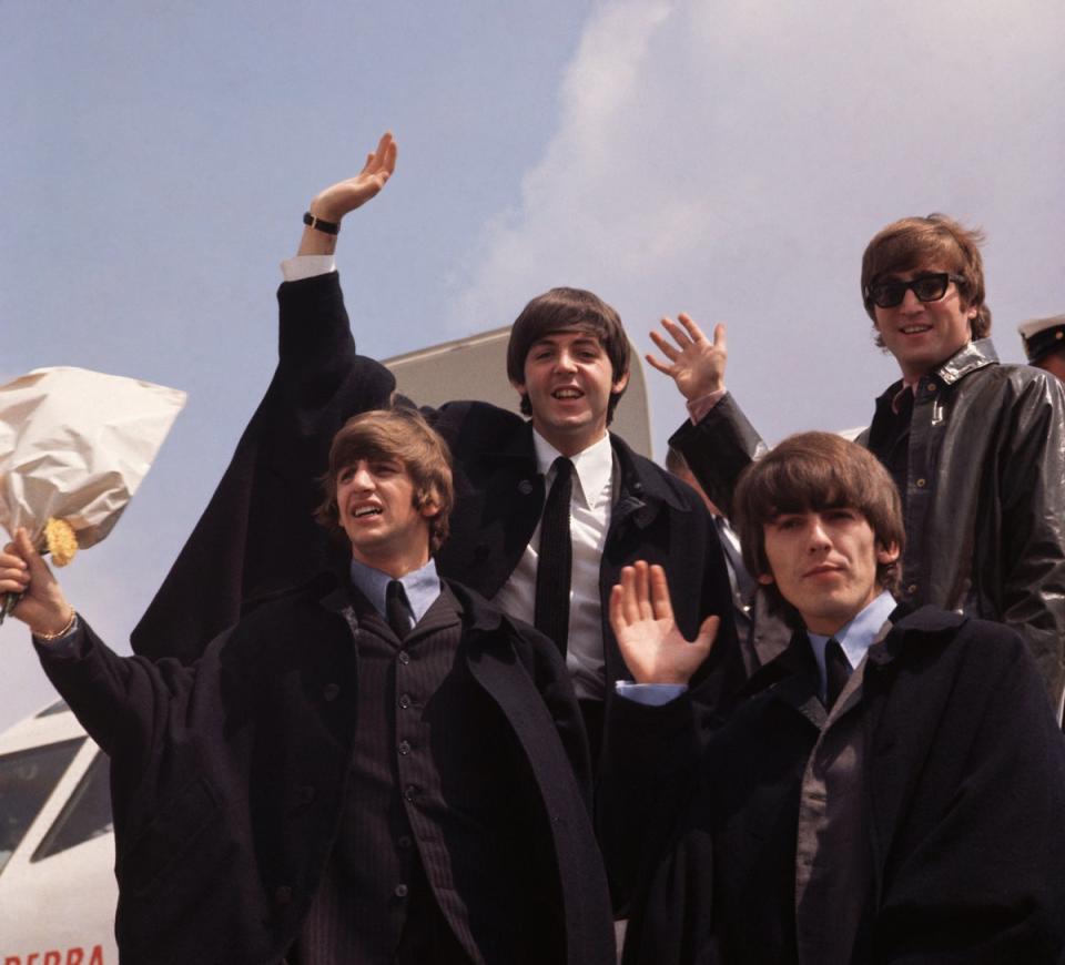 The Beatles pictured in 1964 (Getty)