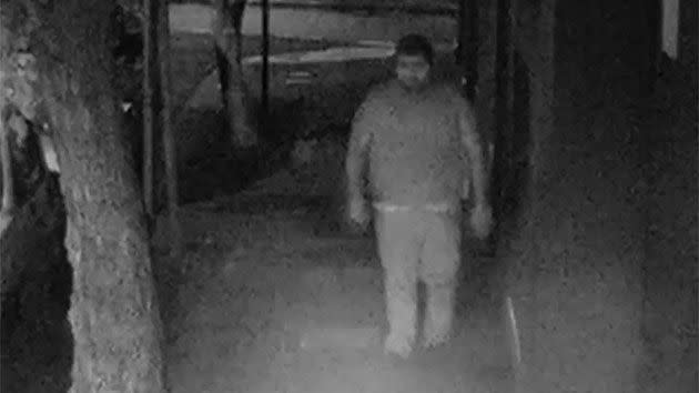 Police are urging members of the public to come forward if they have any information about the man pictured who was seen within the vicinity of the Chippendale attack. Photo: NSW Police