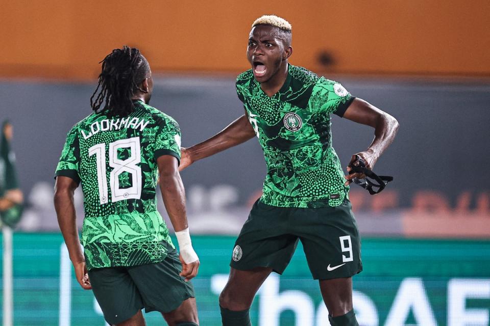 Lookman scored twice as Nigeria beat Cameroon (AFP via Getty Images)