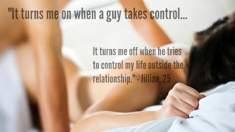 I love it when a guy takes control