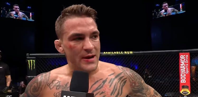 Dustin Poirier at UFC 257