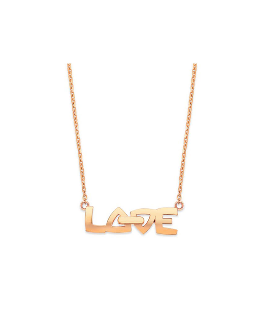 Macy’s Proposition Love Triangle Love is Love Pendant Necklace