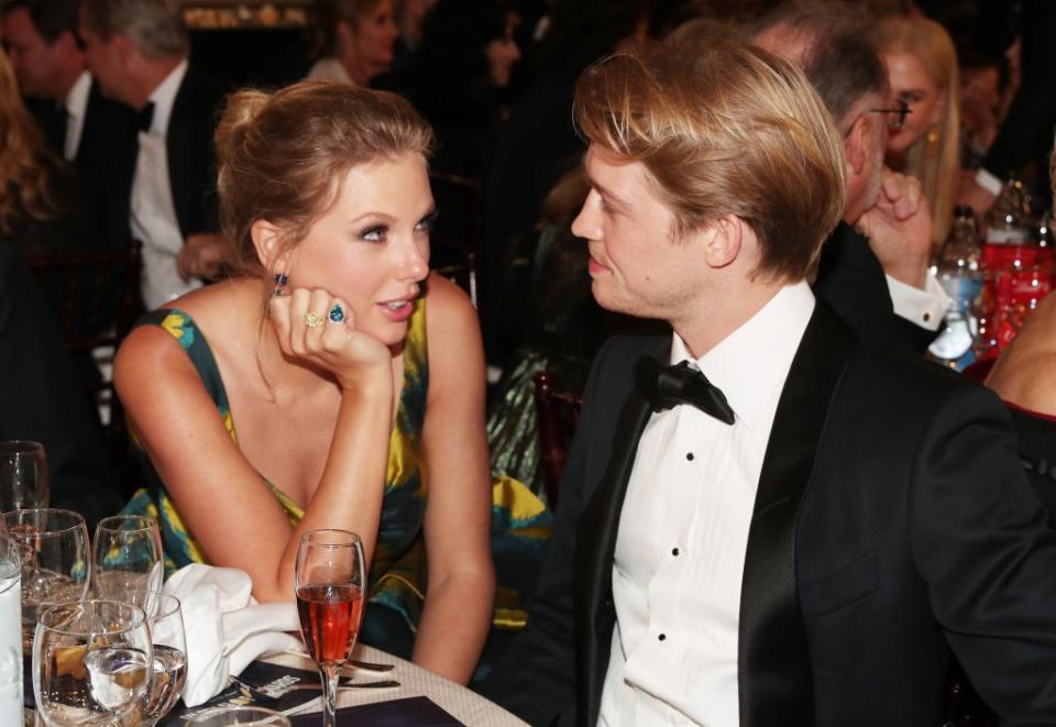 Taylor Swift and Joe Alwyn at the 77th Annual Golden Globe Awards held at the Beverly Hilton Hotel on January 5, 2020. — (Photo by Christopher Polk/NBC/NBCU Photo Bank)