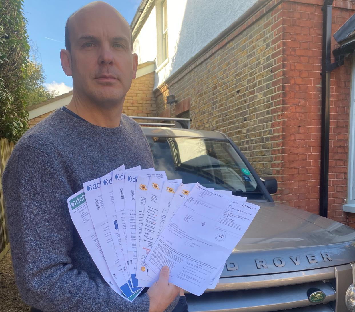 Jeremy Dalton has racked up £2,000 fees contesting a Parking Charge Notice (PCN) issued by I Park Services Ltd in August 2021. (Reach)