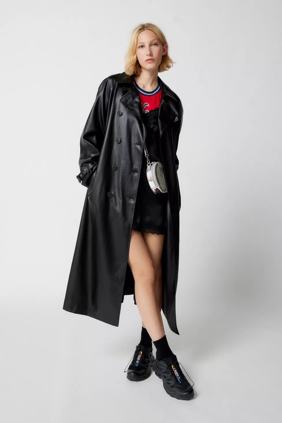 <p><a href="https://go.redirectingat.com?id=74968X1596630&url=https%3A%2F%2Fwww.urbanoutfitters.com%2Fshop%2Fuo-clara-faux-leather-trench-coat%3FinventoryCountry%3DUS%26color%3D001%26size%3DXS%26creative%3D589820831490%26device%3Dc%26network%3Du%26gclid%3DCj0KCQjw7uSkBhDGARIsAMCZNJv52MMbbH46UZMAMyzghbBrwxCn034ef_fDUdm9LRhmbEAZpDhO09gaAgBFEALw_wcB%26gclsrc%3Daw.ds%26type%3DREGULAR%26quantity%3D1&sref=https%3A%2F%2F" rel="nofollow noopener" target="_blank" data-ylk="slk:Shop Now;elm:context_link;itc:0;sec:content-canvas" class="link rapid-noclick-resp">Shop Now</a></p><p>Clara Faux Leather Trench Coat</p><p>$99.00</p><p>www.urbanoutfitters.com</p>