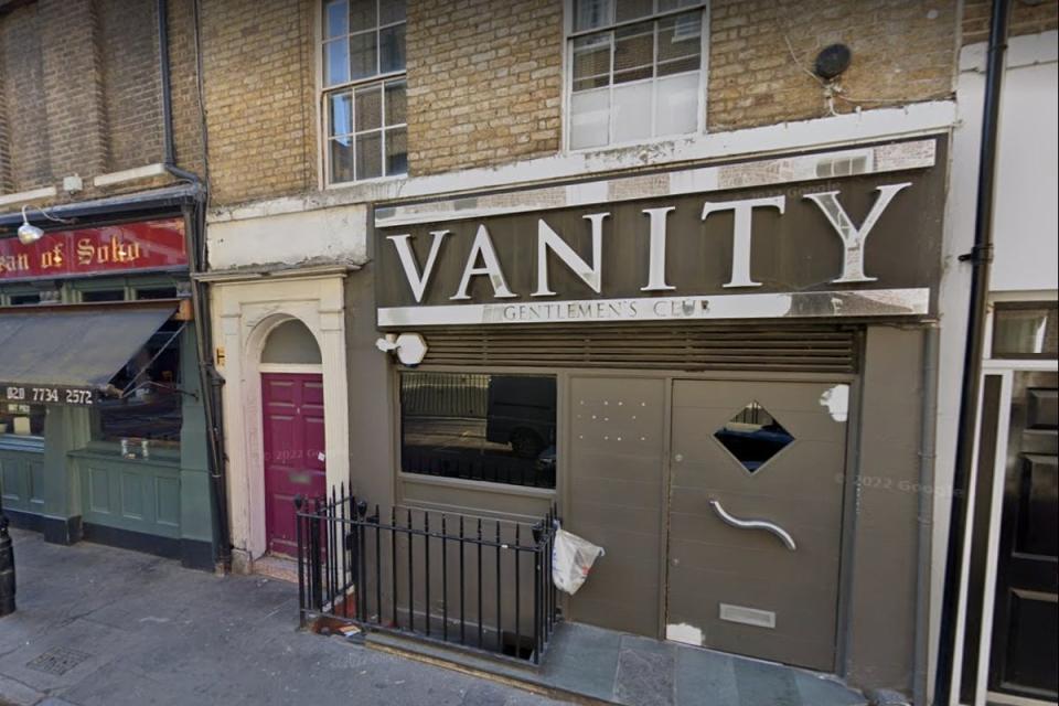 Vanity night club (Google Maps)